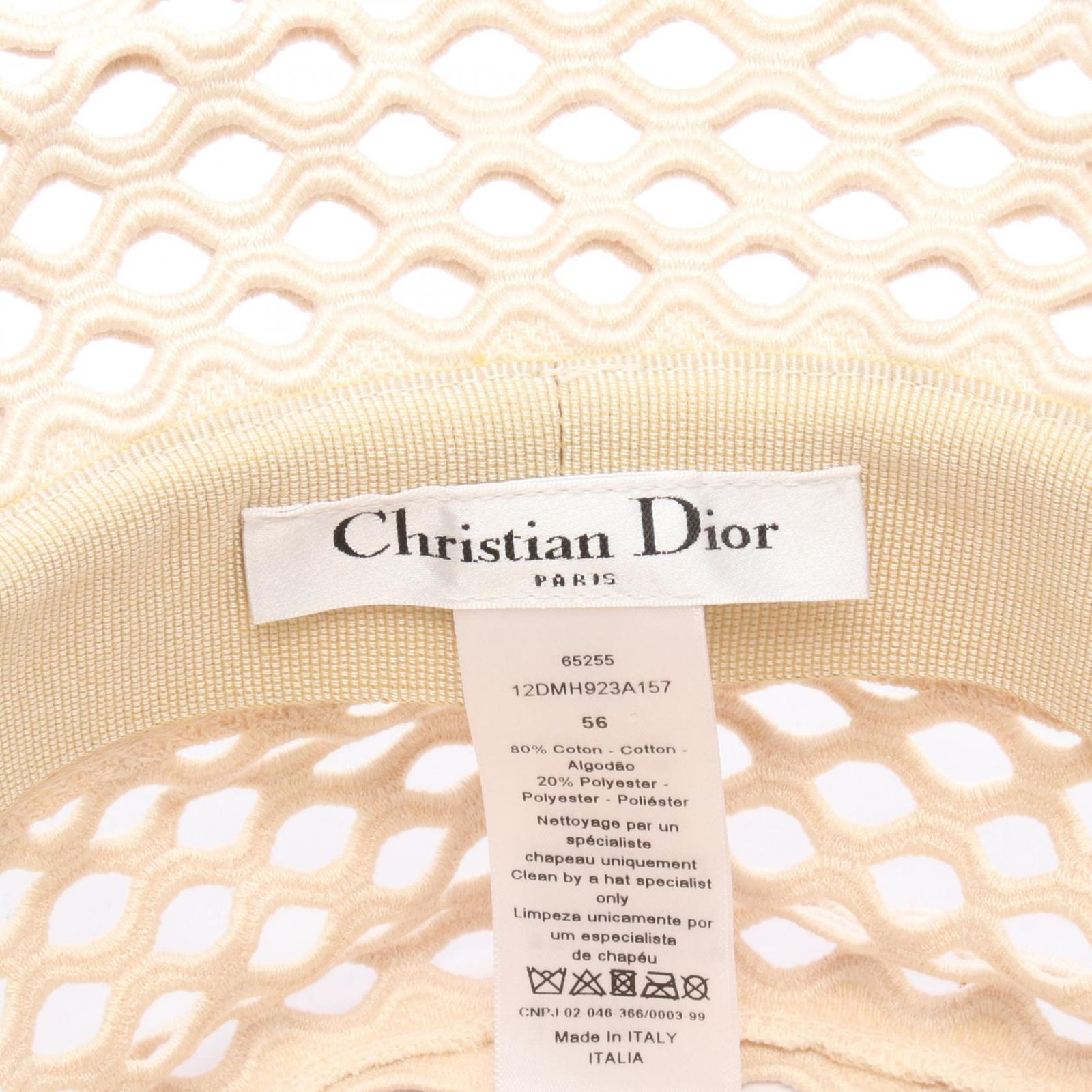 クリスチャンディオール Christian Dior メッシュ ボブハット  