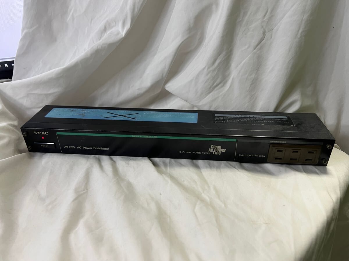 定番，正規品 TEAC ティアック AC パワーディストリビューター AV-P25 (1