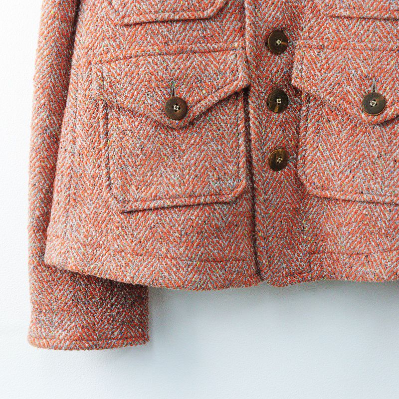 定価10万 フォーティファイブアール 45R コットンツイードヘリンボンの