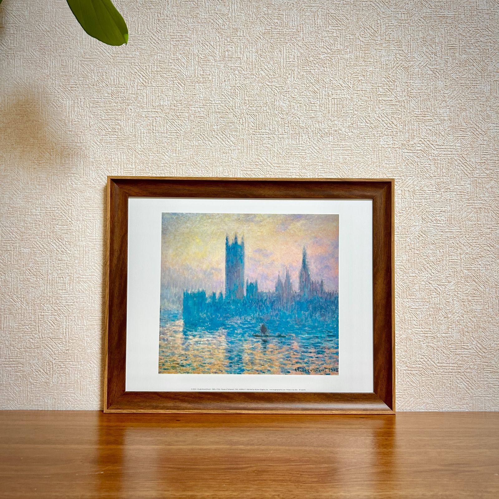 額縁.絵画.イタリア製.クロード・モネ.ボルディゲラの情景.輸入雑貨.新品未使用 額縁.絵画.イタリア製.クロード・モネ.ボルディゲラの情景.輸入