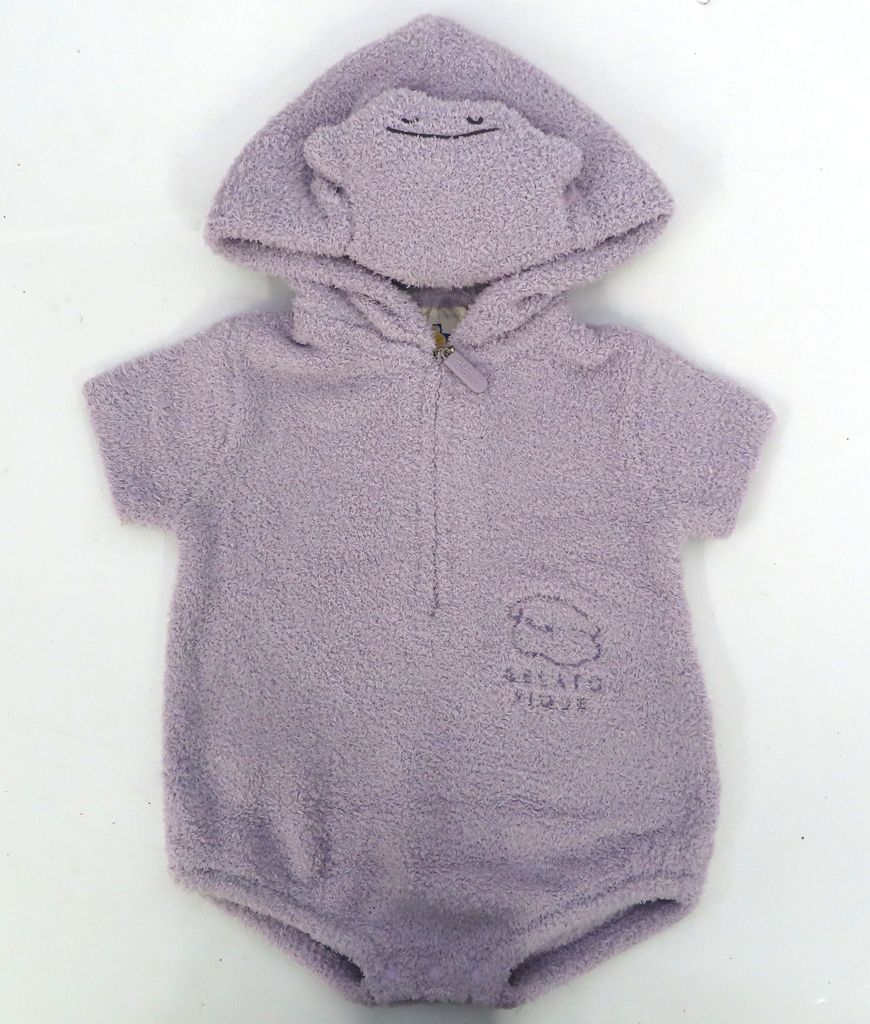 【中古】アウターウェア メタモン ベビモコ ロンパース パープル ベビー80サイズ 「ポケットモンスター Pokemon Sleep meets GELATO PIQUE」
