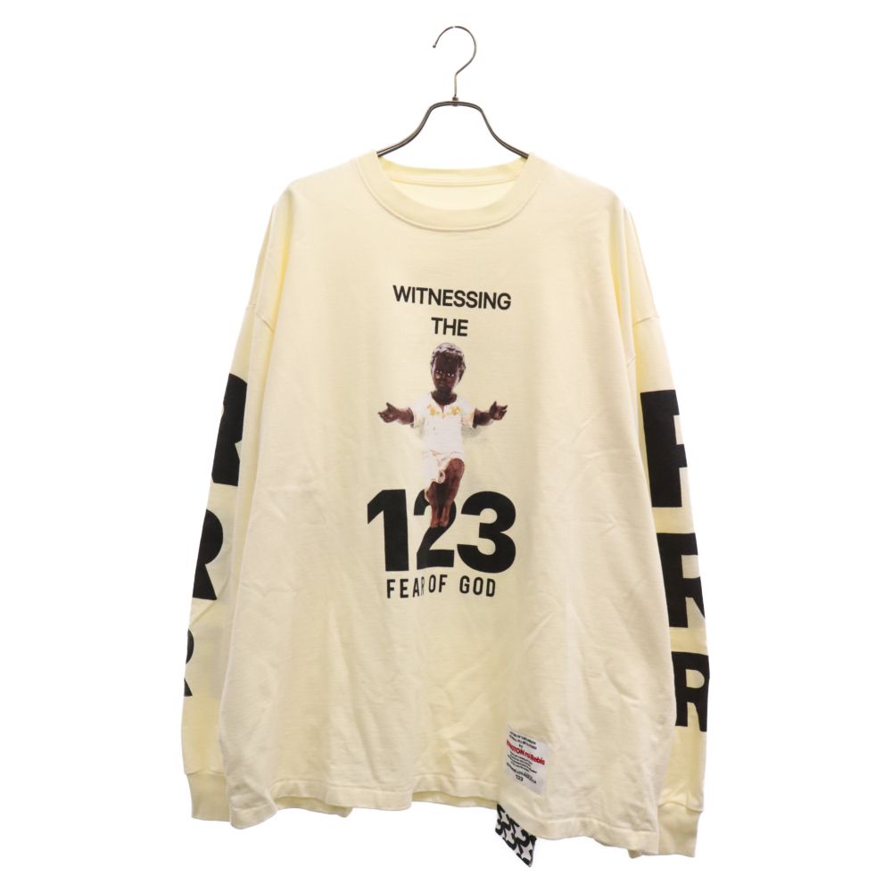 FEAR OF GOD (フィアオブゴッド) RIVINGTON Roi Rebi RRR123 THE WITNESS L/S TEE  リヴィントンロイレビス ロゴプリント ロングスリーブカットソー ロンT ホワイト - メルカリ