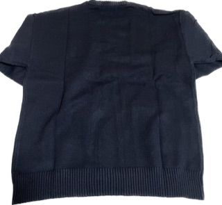 AMI PARIS｜アミパリス ロゴ入り 刺繍 ブラック セーター 男女共用