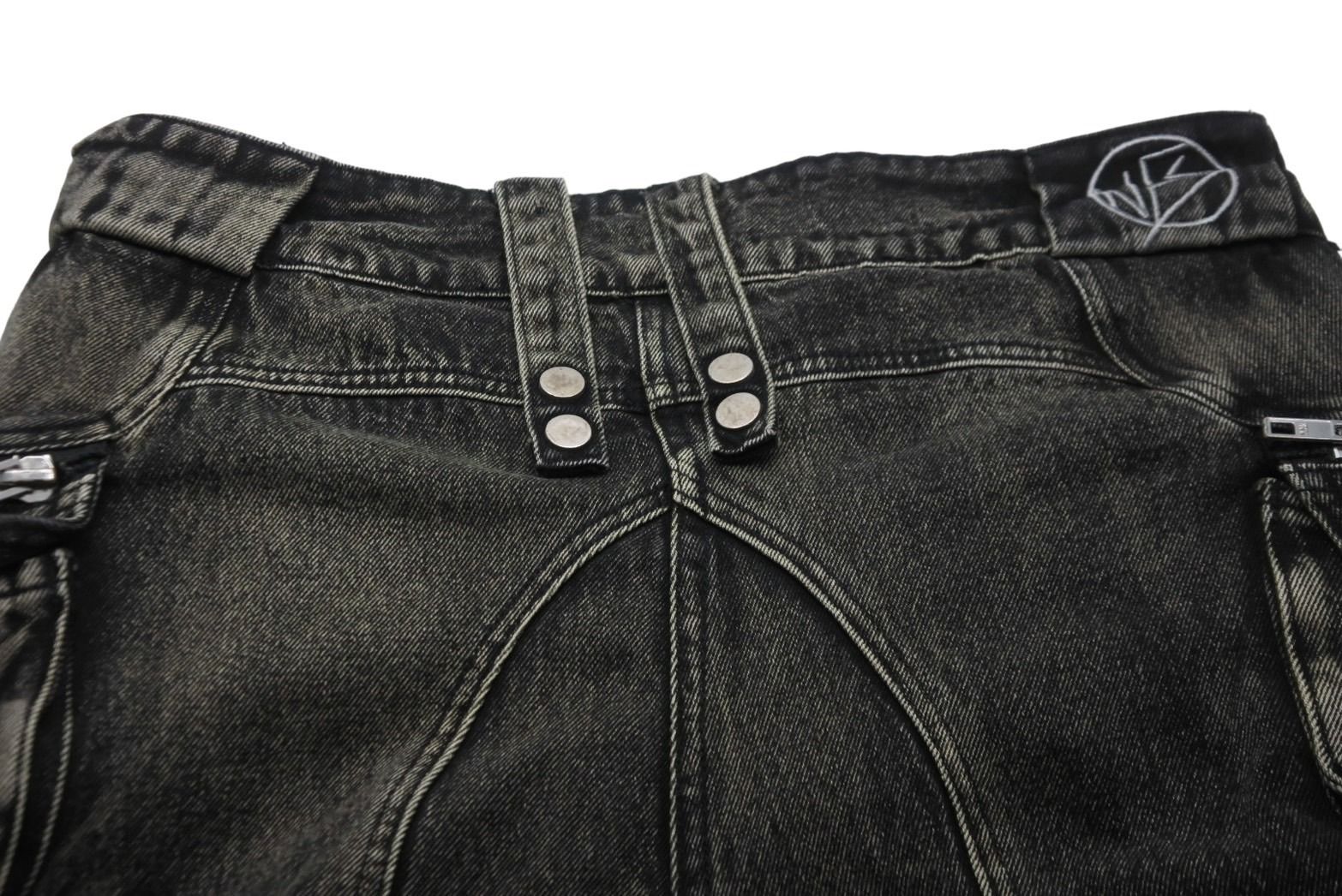 NO/FAITH STUDIOS ブラックカーゴパンツ 新品未使用 NO/FAITH STUDIOS ノーフェイスストゥディオス デニム
