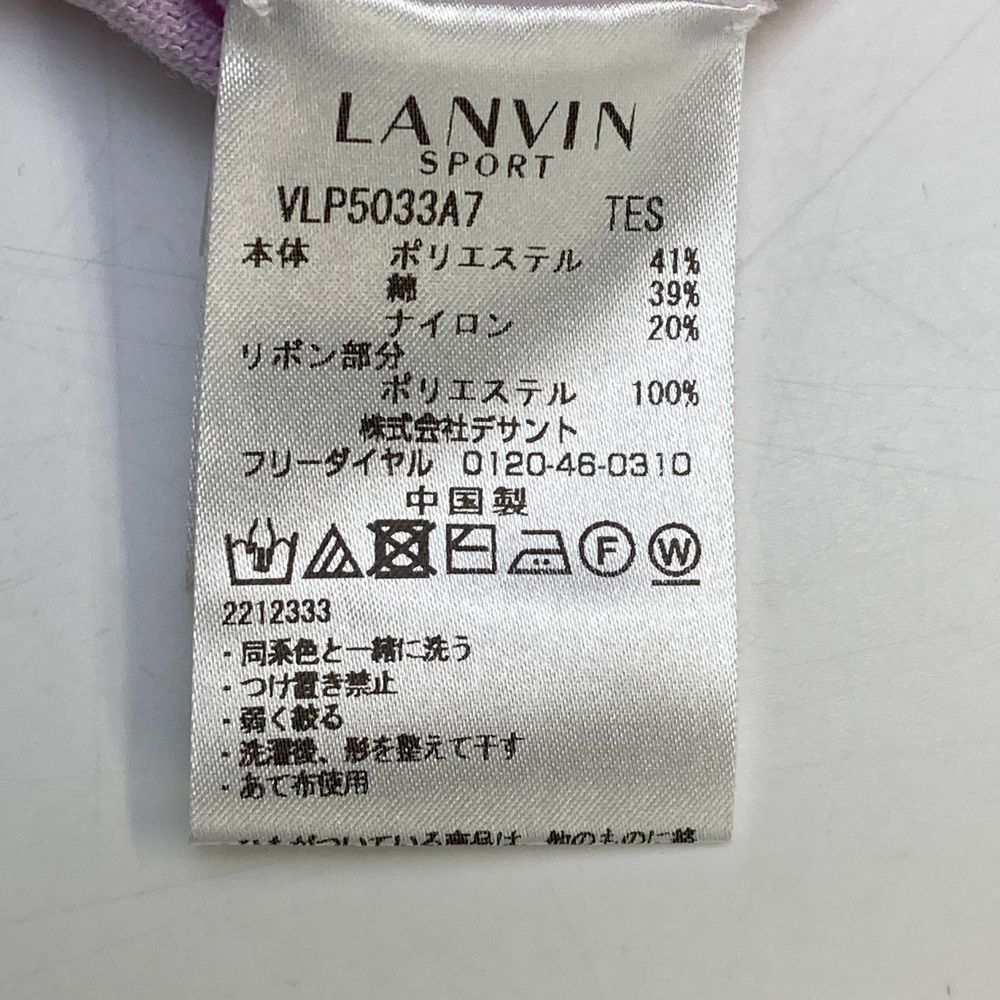 定価38500円【新品】レディース38ランバンスポール リボン付きニット サイズ：38 LANVIN SPORT ランバン スポール ニットベスト
