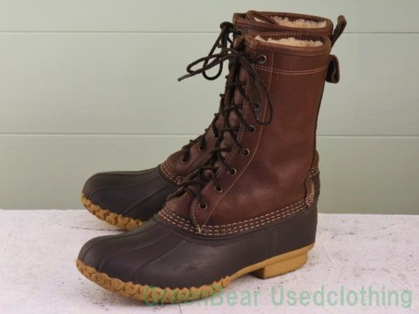 パネライ 希少 T756 ブラウン 茶 インナーボア ビーンブーツ L.L.ビーン USA製 女性用