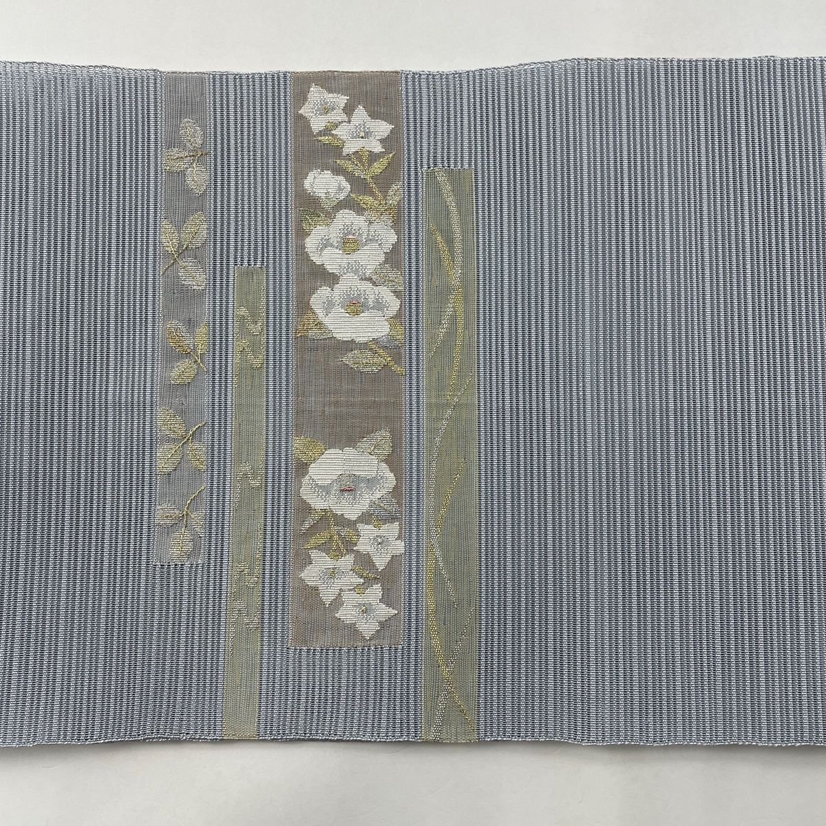 名古屋帯 紬 鳥獣戯画 兎 うさぎ 鹿の子 着物 063a d （鳥獣戯画 着物  