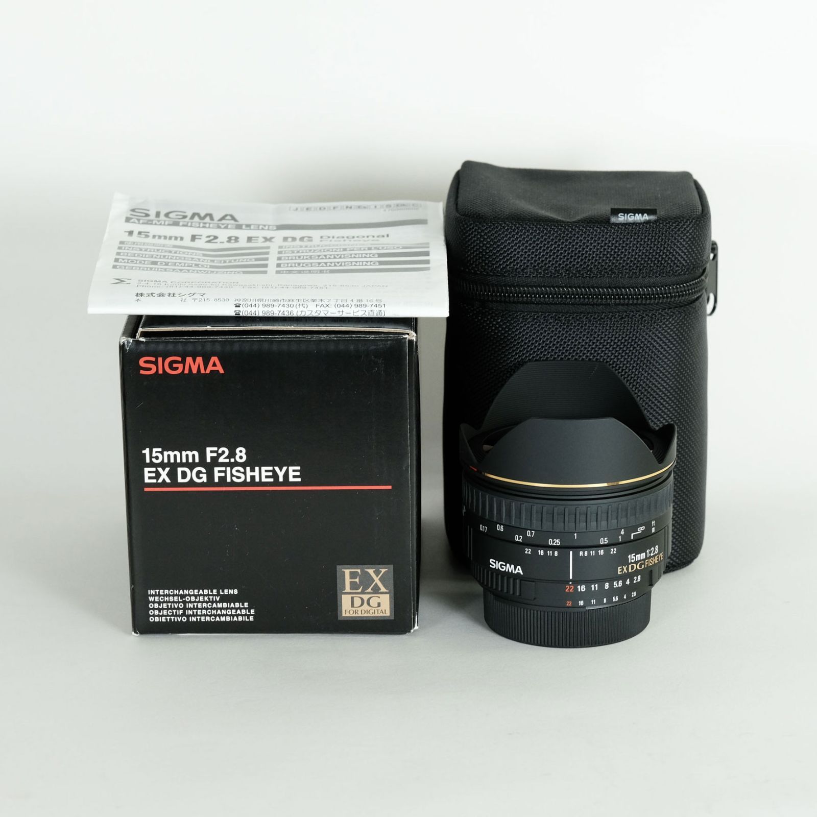 良品] SIGMA 15mm F2.8EX DG DIAGONAL FISHEYE (ニコンF用) / ニコンFマウント - メルカリ