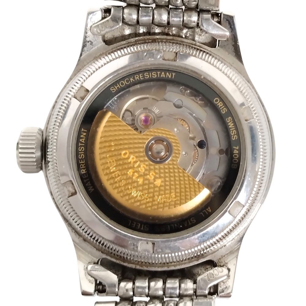 【特価】ORIS BIG CROWN ポインターデイト 裏蓋スケルトン 自動巻き ORIS - ORIS オリス ビッグクラウン ポインターデイト 7543 裏