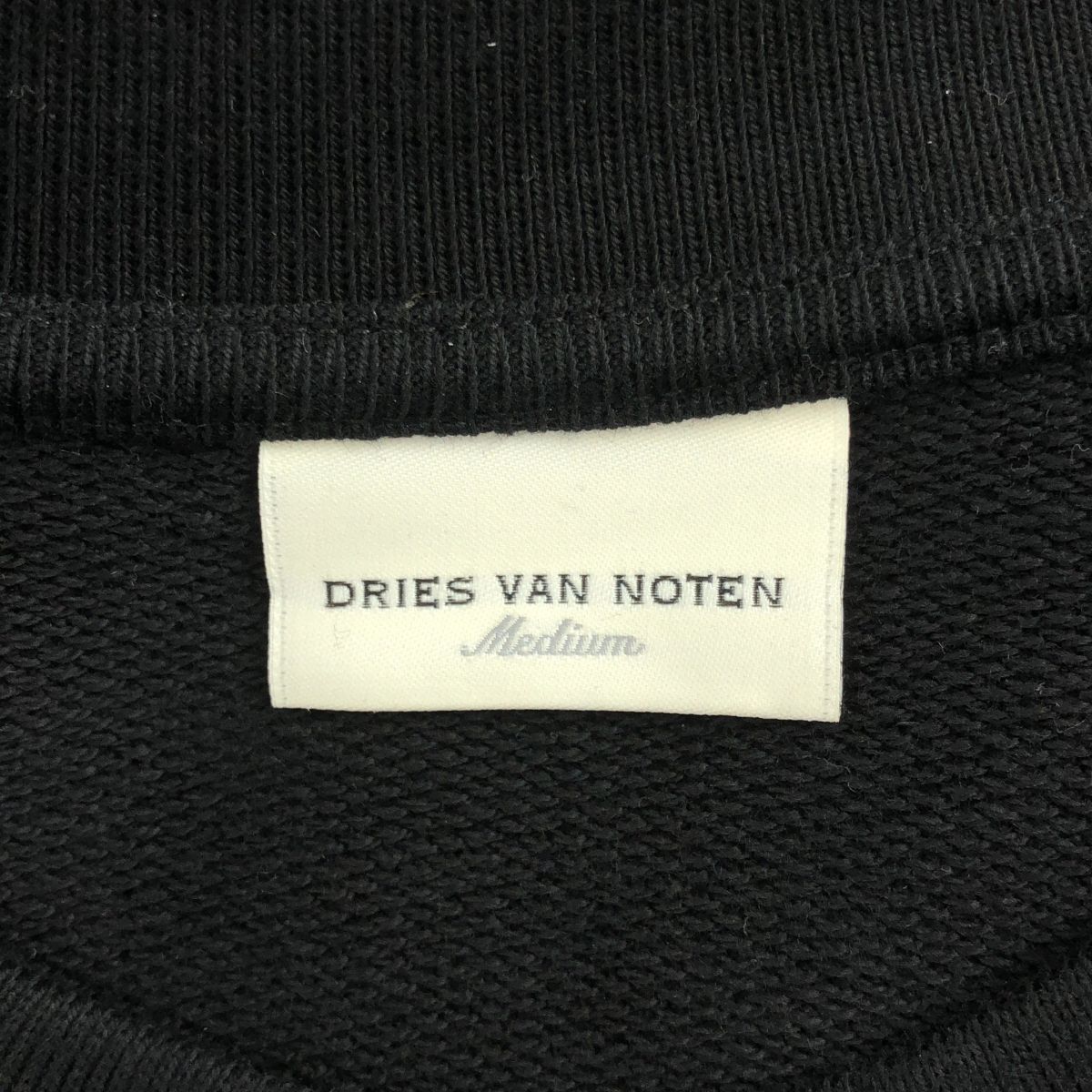 DRIES VAN NOTEN - DRIES VAN NOTEN / ドリスヴァンノッテン | スパンコール チュールスリーブ スウェット | M | ブラック / ゴールド | レディース DRIES VAN NOTEN / ドリスヴァンノッテン | スパンコール チュール