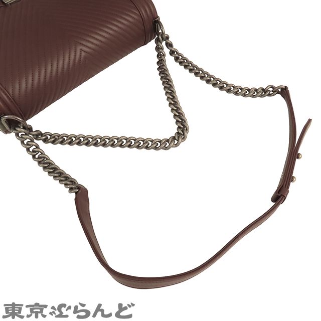 CHANEL バッグ 専用 シャネル CHANEL ボーイシャネル A92193 ボルドー シルバー金具