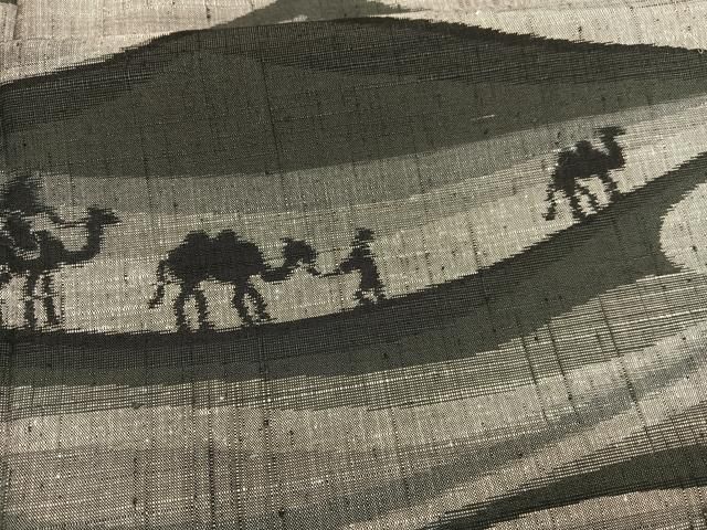 平和屋着物○上質な紬 砂漠 シルクロード 正絹 逸品 BAAT6601hv - メルカリ 