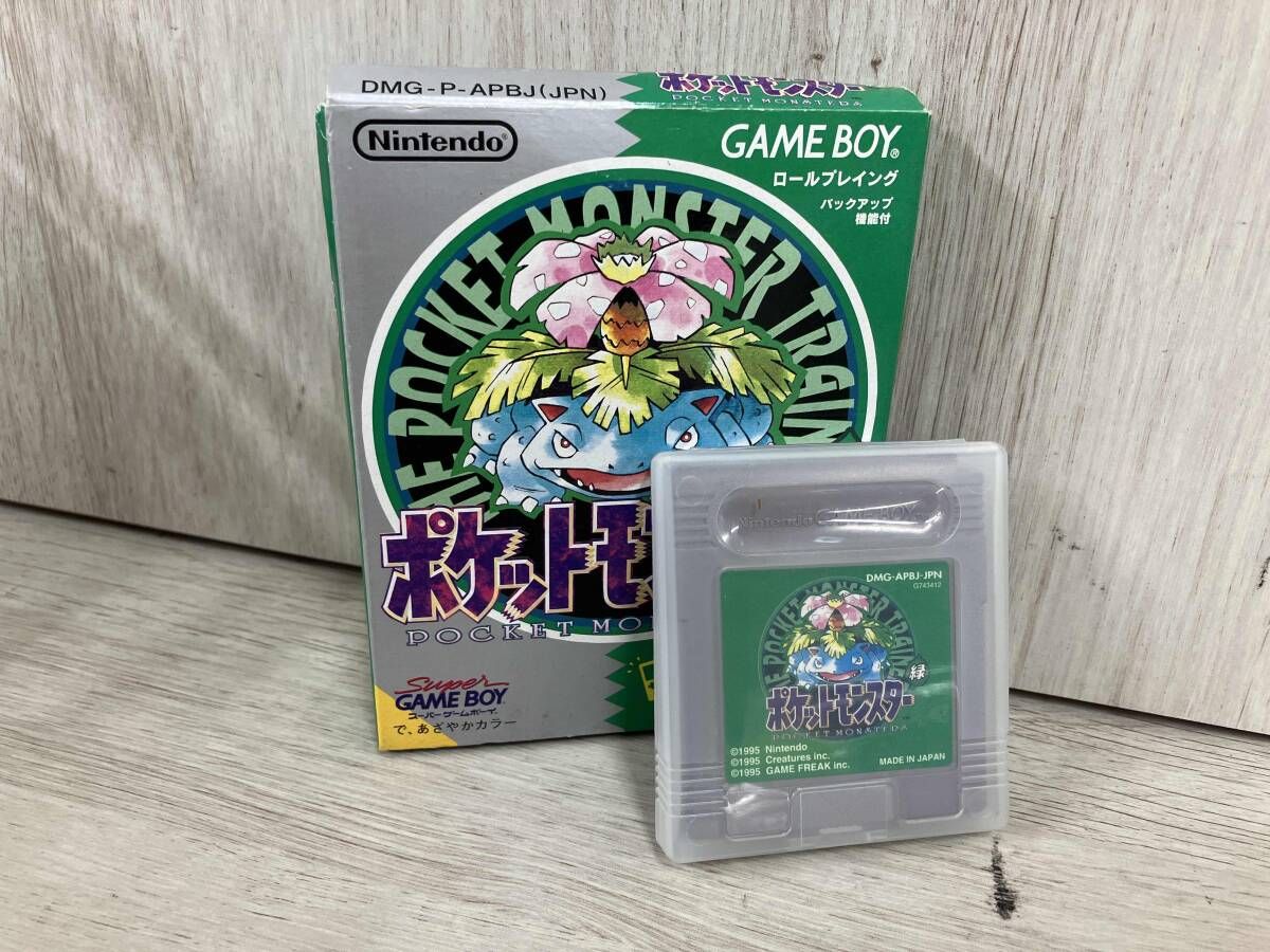 6. 動作 済 GB ポケットモンスター 緑 マップ