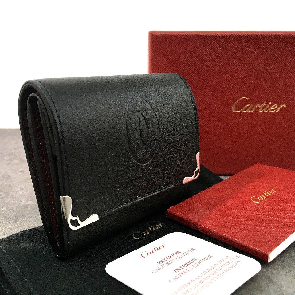 み Cartier コインケース ブラック L300172 き 52