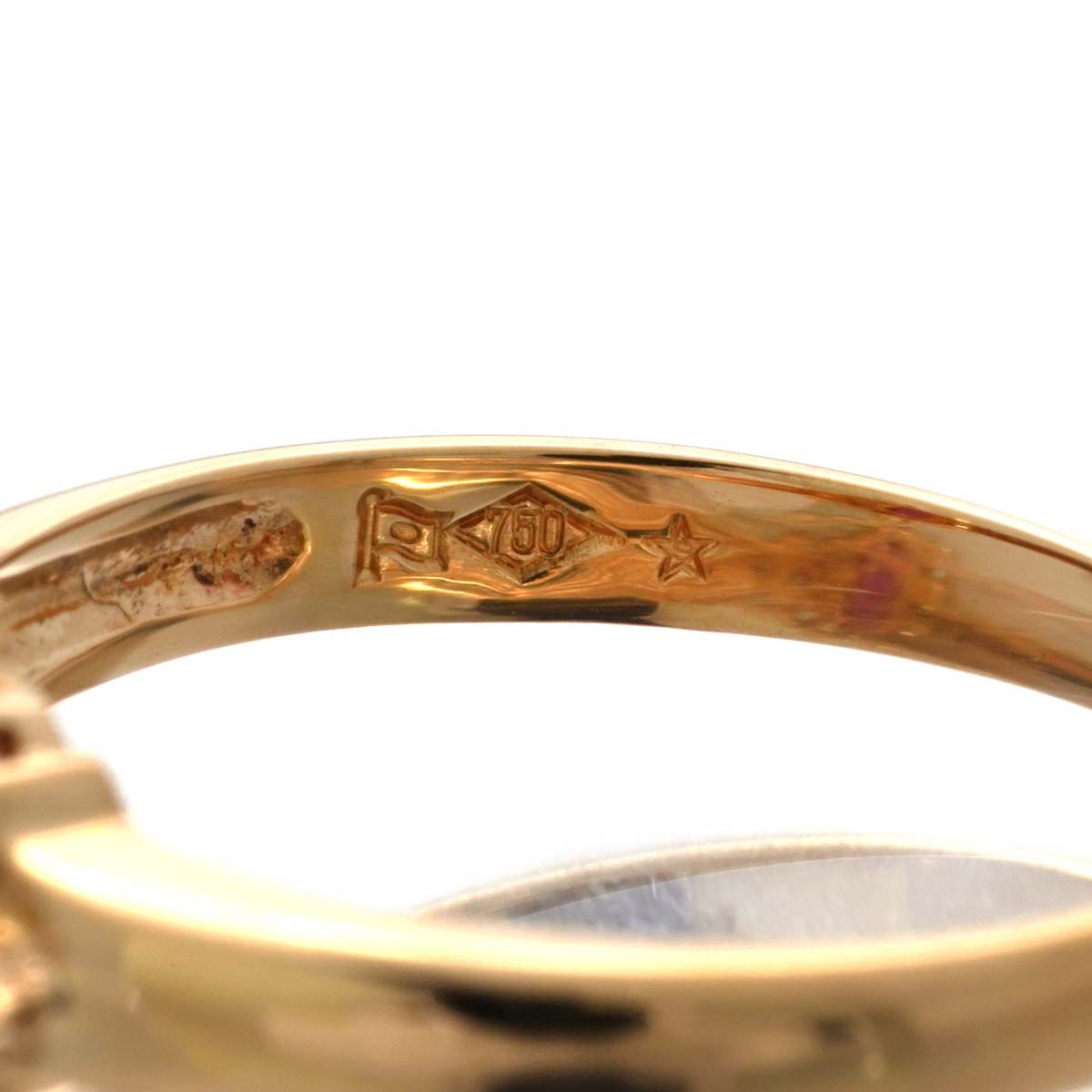 ギンザタナカ ヘイローデザインリング 指輪 ルビー 0.23ct