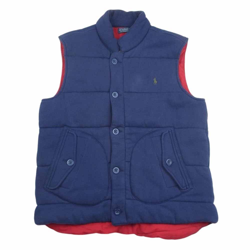 Polo Ralph Lauren ネイビー ベスト コットン Vネック セーター ベスト | POLO RALPH LAUREN