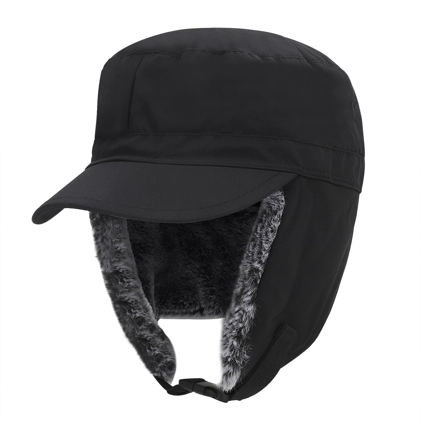 売切注意 キャップ つば広 冬用 裏起毛 スキー 暖かい スノボ 飛行帽 自転車 大きいサイズ バイク 冬 通学 防水防風 通勤 レディース 屋外作業 メンズ 大雪対策 ワークキャップ 男女兼用 耳あて付きキャップ 無地 防寒帽子 おしゃれ LYING