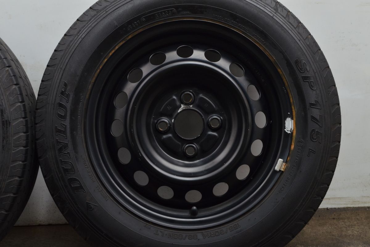 トヨタ純正スチールホイール プロボックスバン 155/80R14 LT