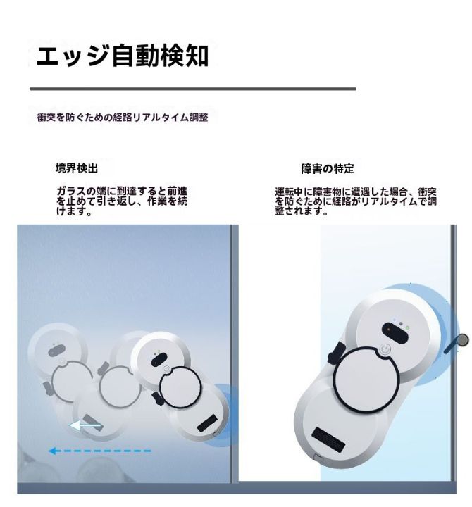 自動スプリンクラー窓拭きロボットスマートホーム全自動窓拭き電動高層両面ガラス拭き