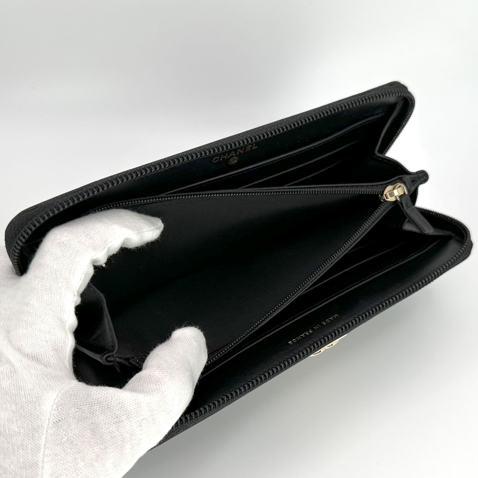 CHANEL】シャネル ボーイシャネル シェブロンステッチ Vステッチ ココ