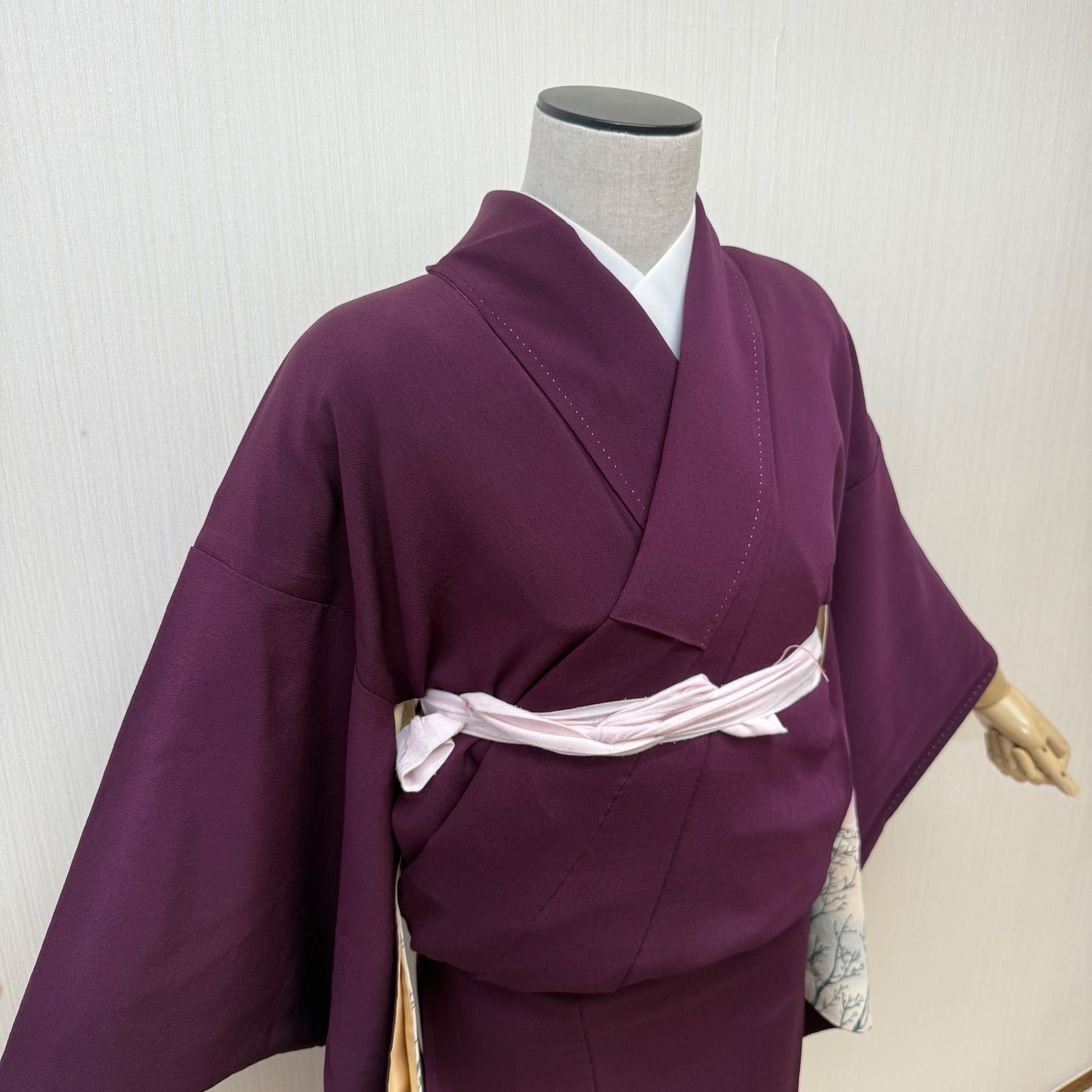 平和屋着物●訪問着　刺繍　宝尽くし　黒地　銀彩　正絹　逸品　AABB0407ph 平和屋着物○訪問着 刺繍 宝尽くし 黒地 銀彩 正絹 逸品 AABB0407ph 平和屋