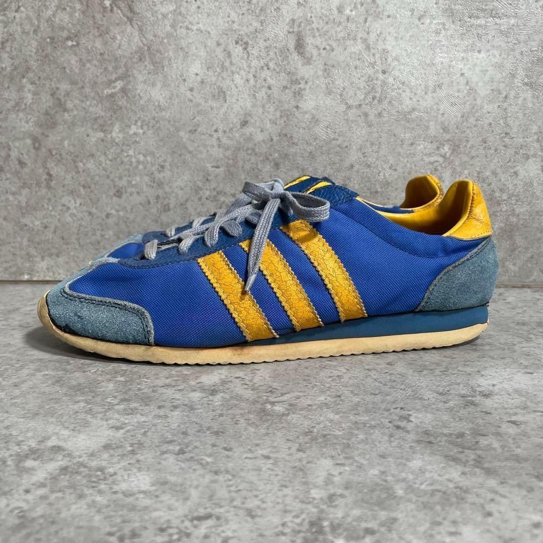 フランス製 80s ヴィンテージ 希少 adidas アディダス MILER ブルー