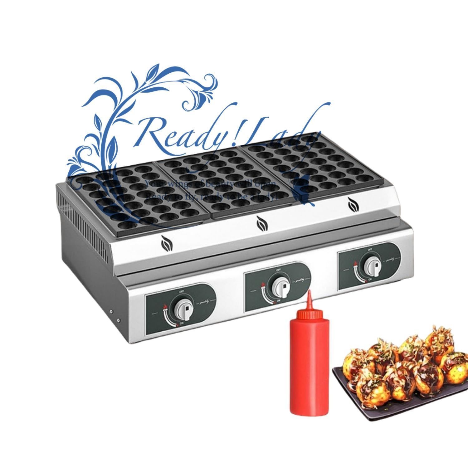 たこ焼き ガス 業務用 ダブルプレート つみれオーブン 84 個タコ焼き 機 つみれプレート タコペレットメーカー 操作簡単