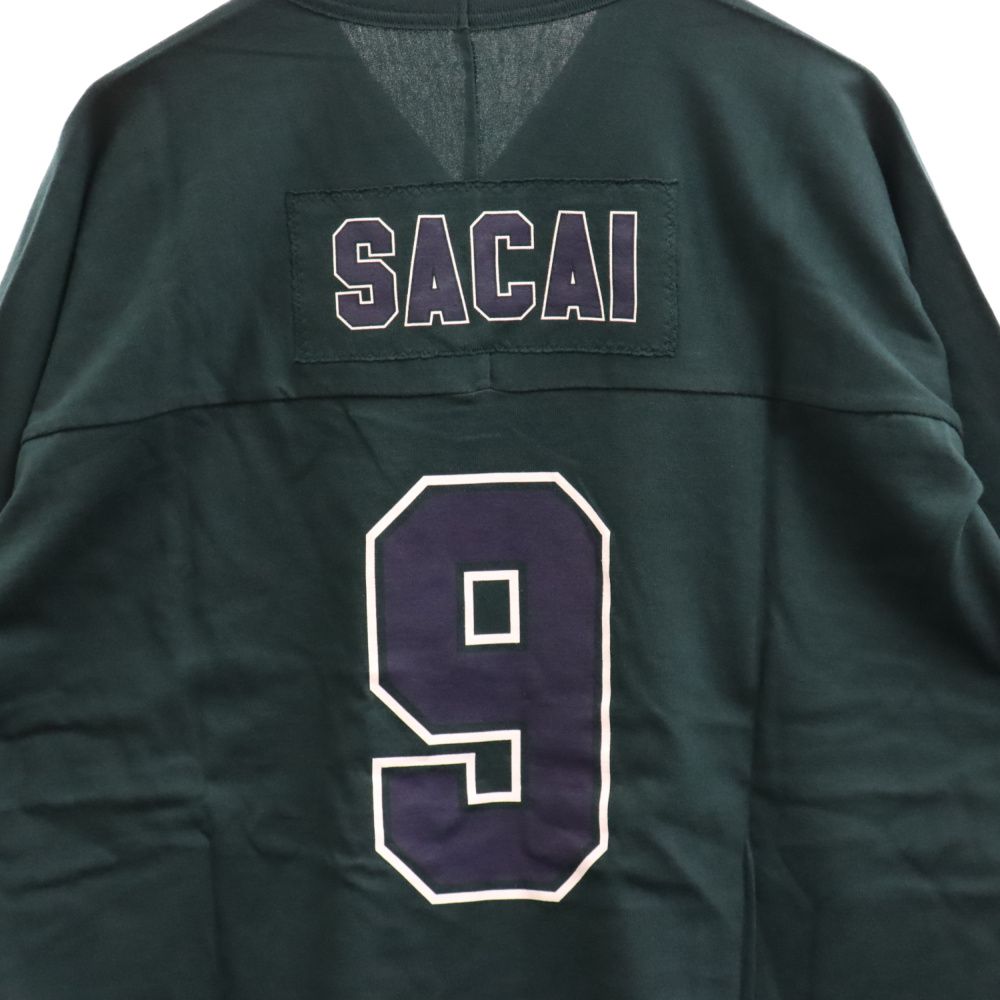 sacai fragment フットボールシャツ　サイズxl Sacai (サカイ) ×FRAGMENT フラグメント TOKYO限定 ナンバリング