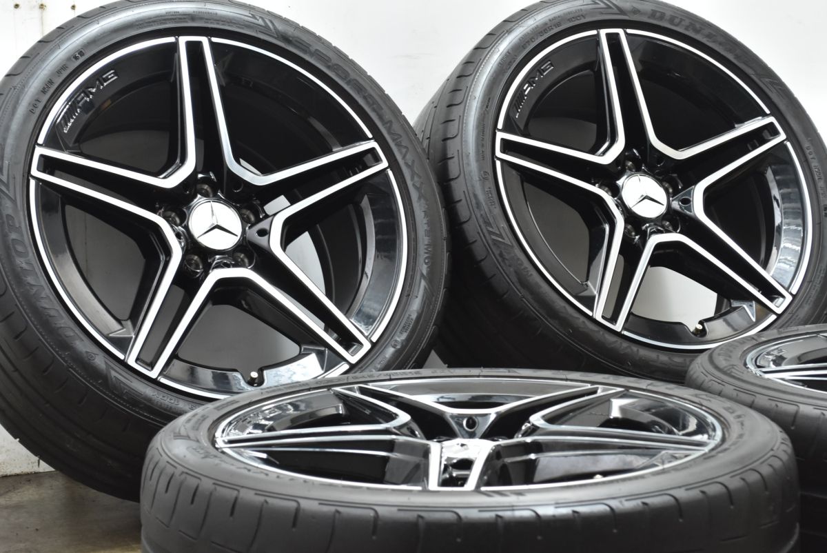 ベンツ C257 CLSクラス AMG 純正 19in 8J 33 9J 28 PCD112 ダンロップ スポーツマックス RT2 245 40R19 275 35R19