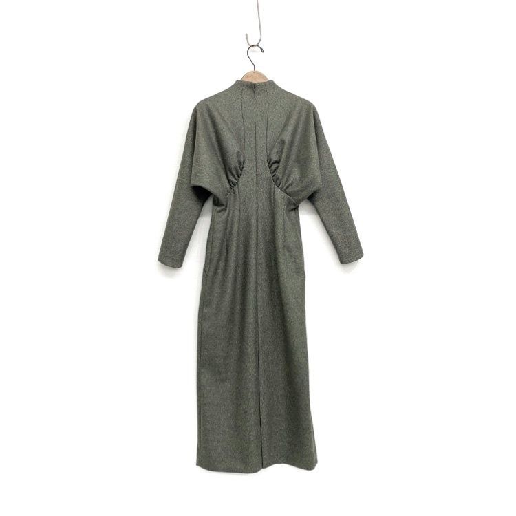 未使用品 22AW Mame Kurogouchi マメクロゴウチ Melange Flannel Dress