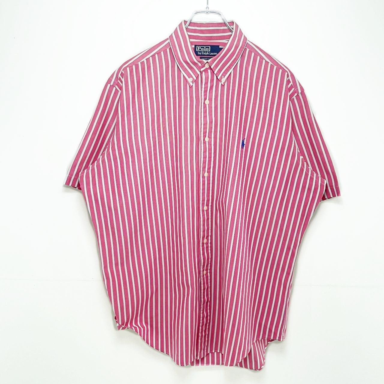 古着 ラルフローレン Ralph Lauren YARMOUTH ストライプ柄 長袖