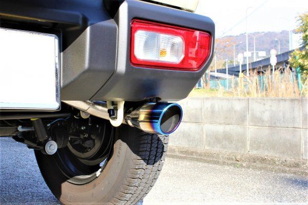 ジムニー マフラー 3BA-JB64W 3BA-JB74W 純正バンパー対応 ノーマル