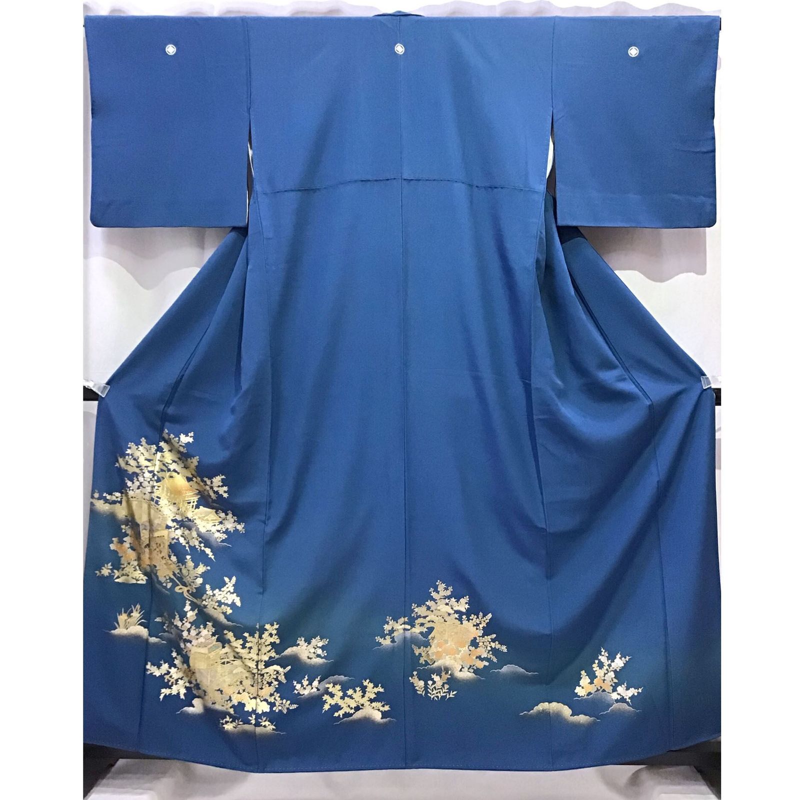 着物 色留袖 自然文様 正絹 三つ紋 No.200701-1260 梱包サイズ60
