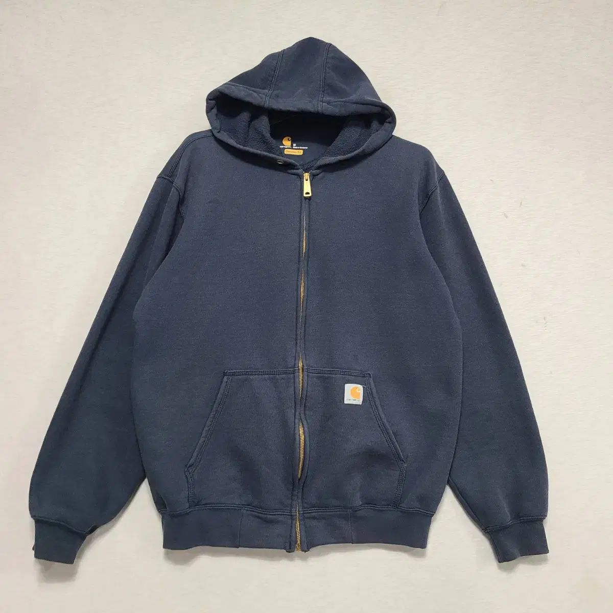 【雷市場（ポンジャン）商品韓国直送】 Carhartt(カーハート) ネイビー フード付き ジップアップパーカー メンズ 100 ー 105 ― 0110