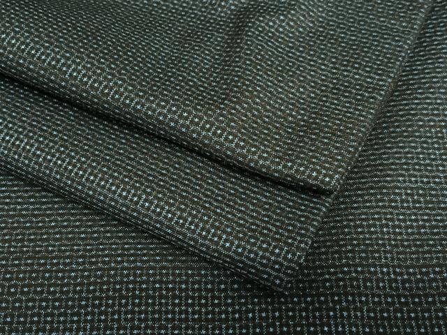 平和屋着物○男性 本場大島紬 アンサンブル 100亀甲 総詰 正絹 逸品  