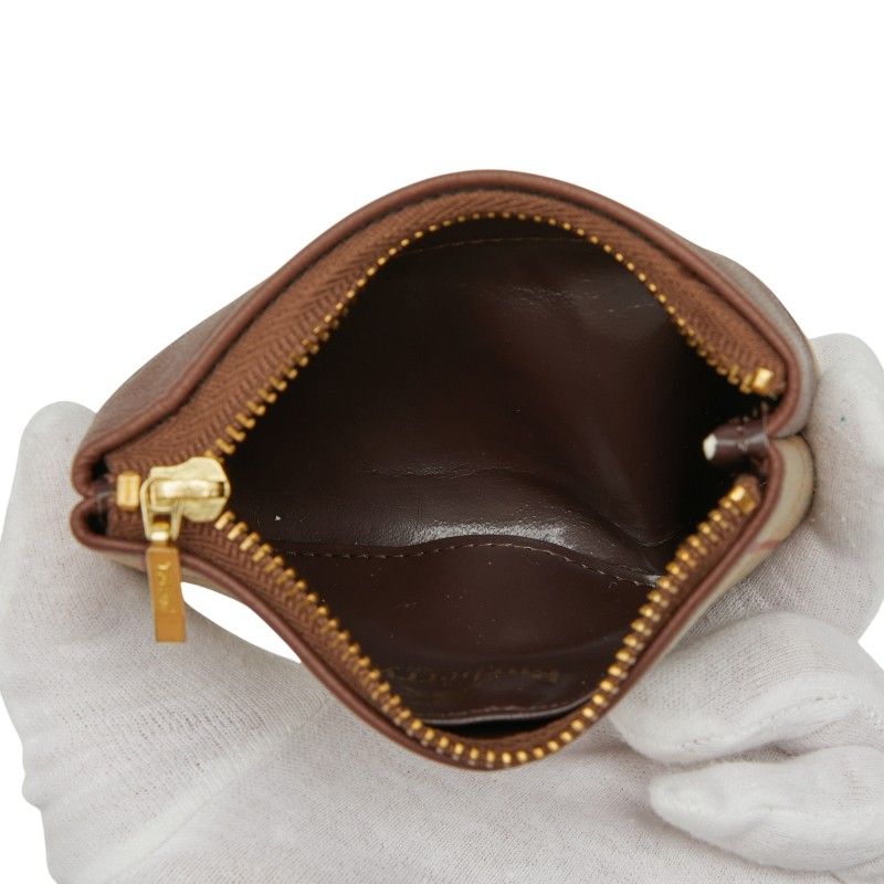 BURBERRY バーバリー コインケース 小銭入れ ブラウン レザー BURBERRY