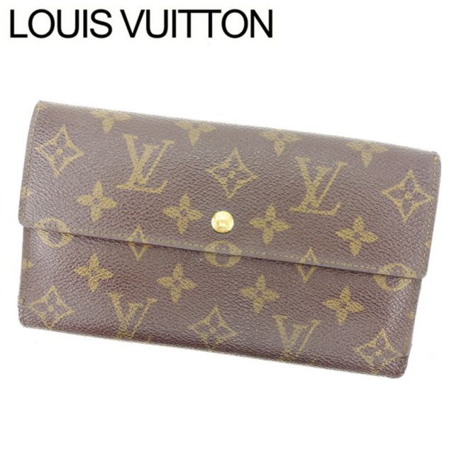 777 LOUIS VUITTON 三つ折り財布　モノグラム　ポルトトレゾール ルイ・ヴィトンポルトトレゾール3つ折り【1046】