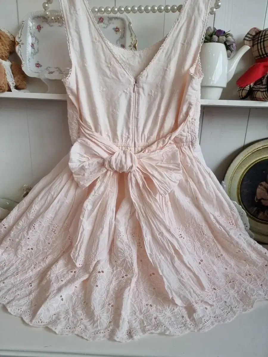 LIZ LISA リズリサ 桜レース リボンワンピース NICORILABO_COM