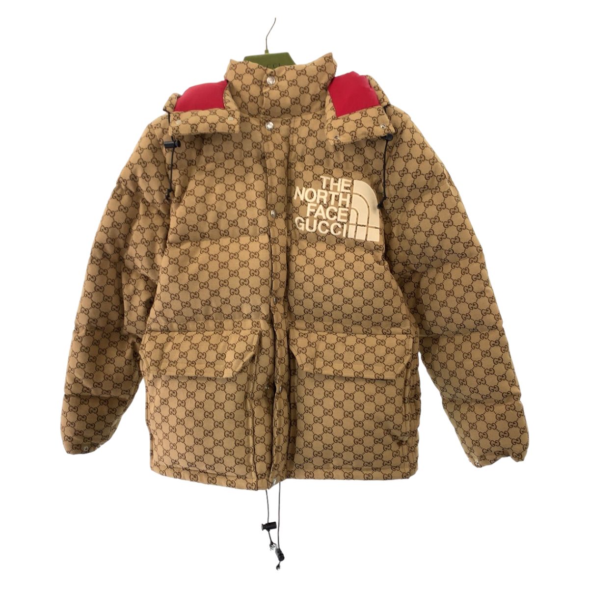 超美品 GUCCI グッチ 21AW ノースフェイスコラボ サイズS ブラウン