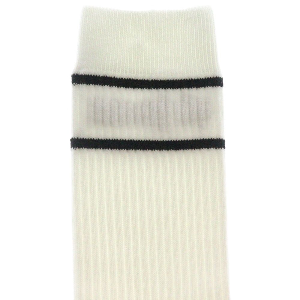 CELINE ホワイトリブソックス CELINE SOCKS COTTON - OFF WHITE | CELINE