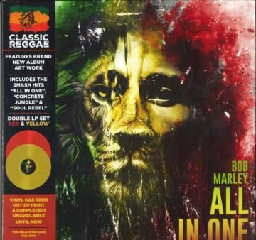 LP Bob Marley All In One 2LP Red - Yellow Vinyl 783673 Culture Factory Worl |00418