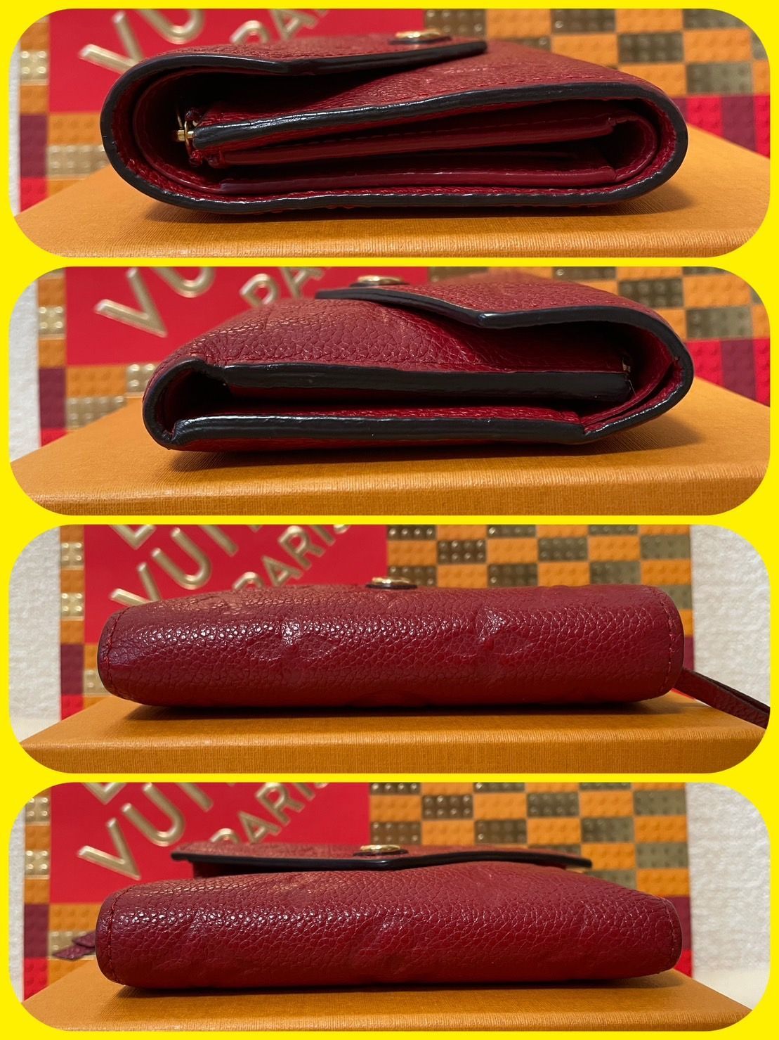 □美品□ルイヴィトン/アンプラント/ヴィクトリーヌ/3つ折り財布