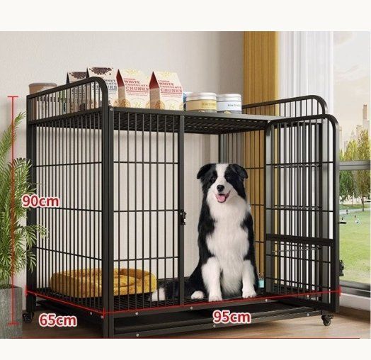 ペットケージ カゴ ドッグクレート 大型犬 中型犬 トイレ Amazon | HPYWTJY ペットケージ カゴ ドッグクレート 大型犬