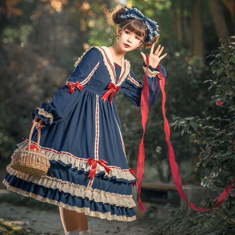 ネイビー チュールドレス コスプレ　ロリータ Amazon.co.jp: [SSUPTEMBER2] ワンピース ゴスロリ ロリータ 姫