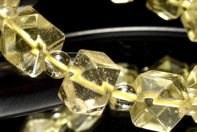 １点物 AAA透明 リビアの宝石 リビアングラス 9-10 丸玉5 mm キューブ多面カット ブレスレット パワーストーン 天然石 _MA9140