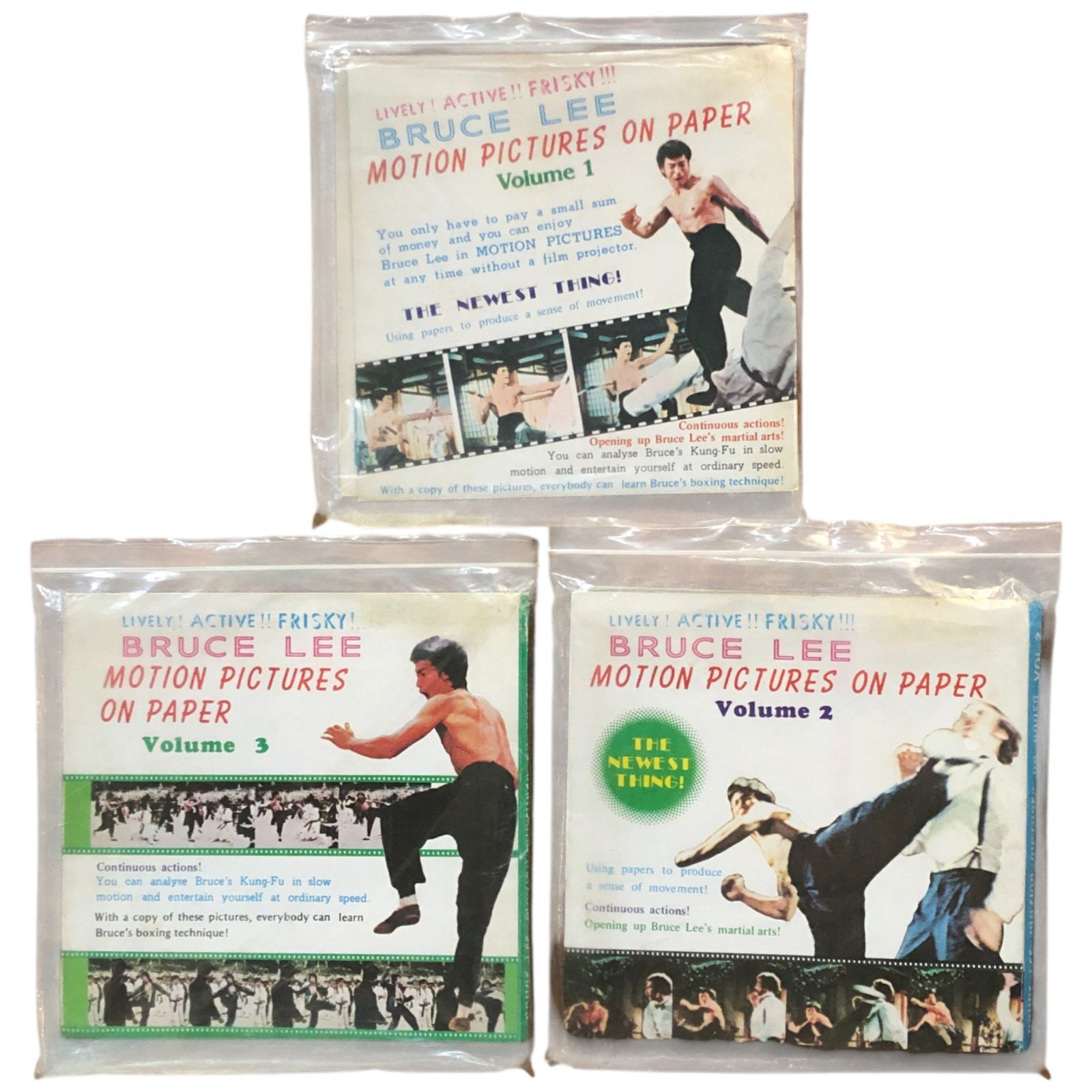 BRUCE LEE MOTION PICTURES ON PAPER Vol.1-3 3点セット 15