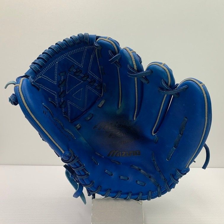 MIZUNO - 中古品 ミズノ MIZUNO ミズノプロ 硬式 投手用オーダーグローブ 刺繍入り 4179 MIZUNO (ミズノ) 硬式グローブ イエロー 刺繍有 ミズノプロ 投手