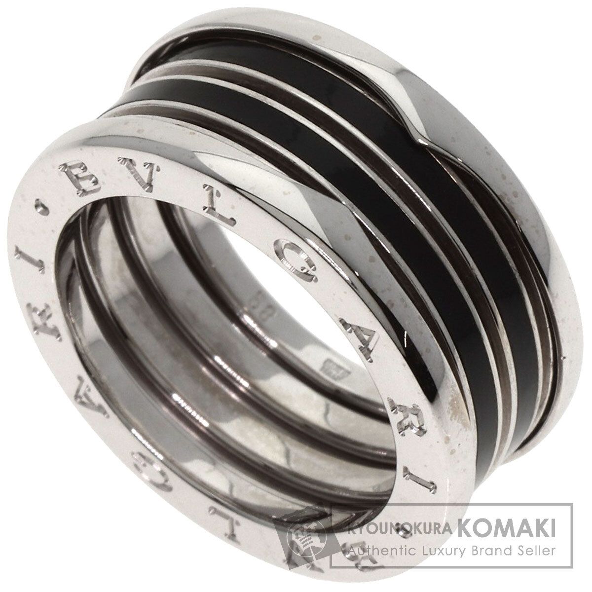 BVLGARI ブルガリ B-zero1 ビーゼロワン 4バンド 58 リング 指輪 K18WG レディース