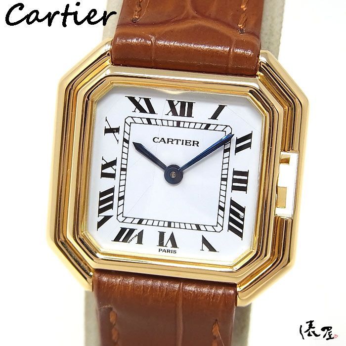 カルティエ K18 サンチュール SM 手巻き OH済 金無垢 アンティーク ヴィンテージ レディース 時計 Cartier Ceinture 