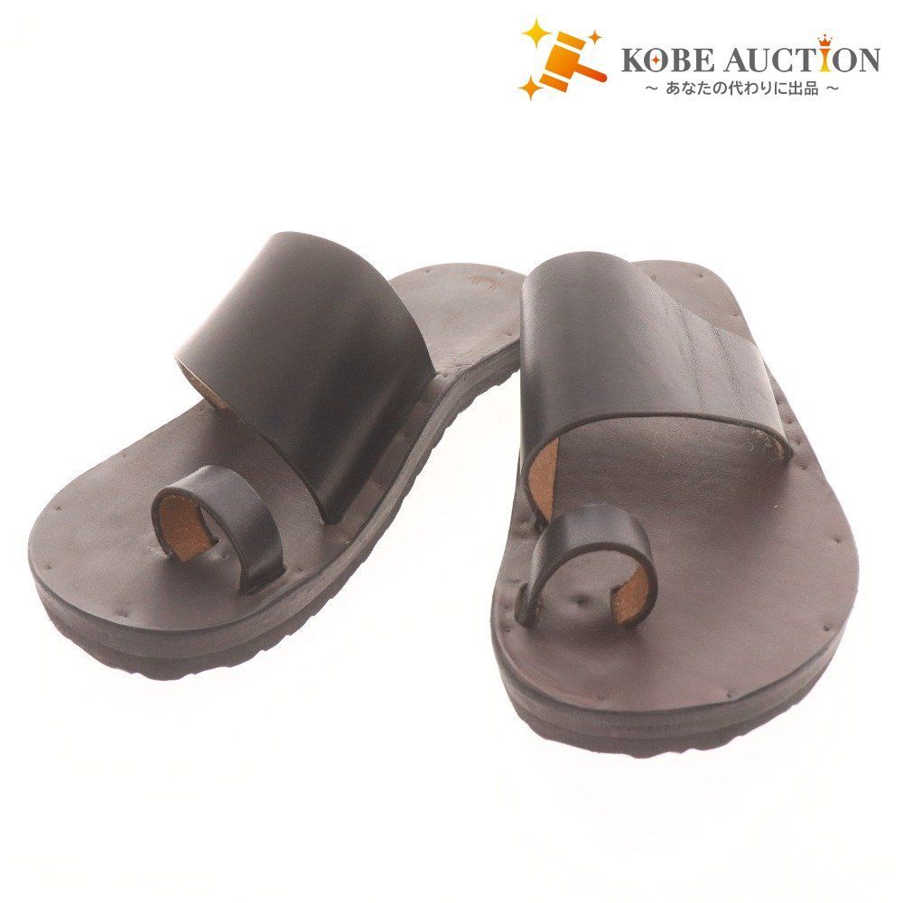 ユッタニューマン サンダル シューズ 靴 トング スライドサンダル メンズ D10 28cm相当 ブラック 袋付き ♥